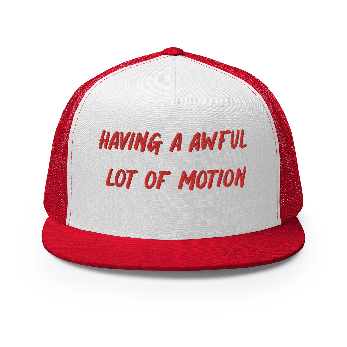 Motion Dept. red/white Trucker Cap