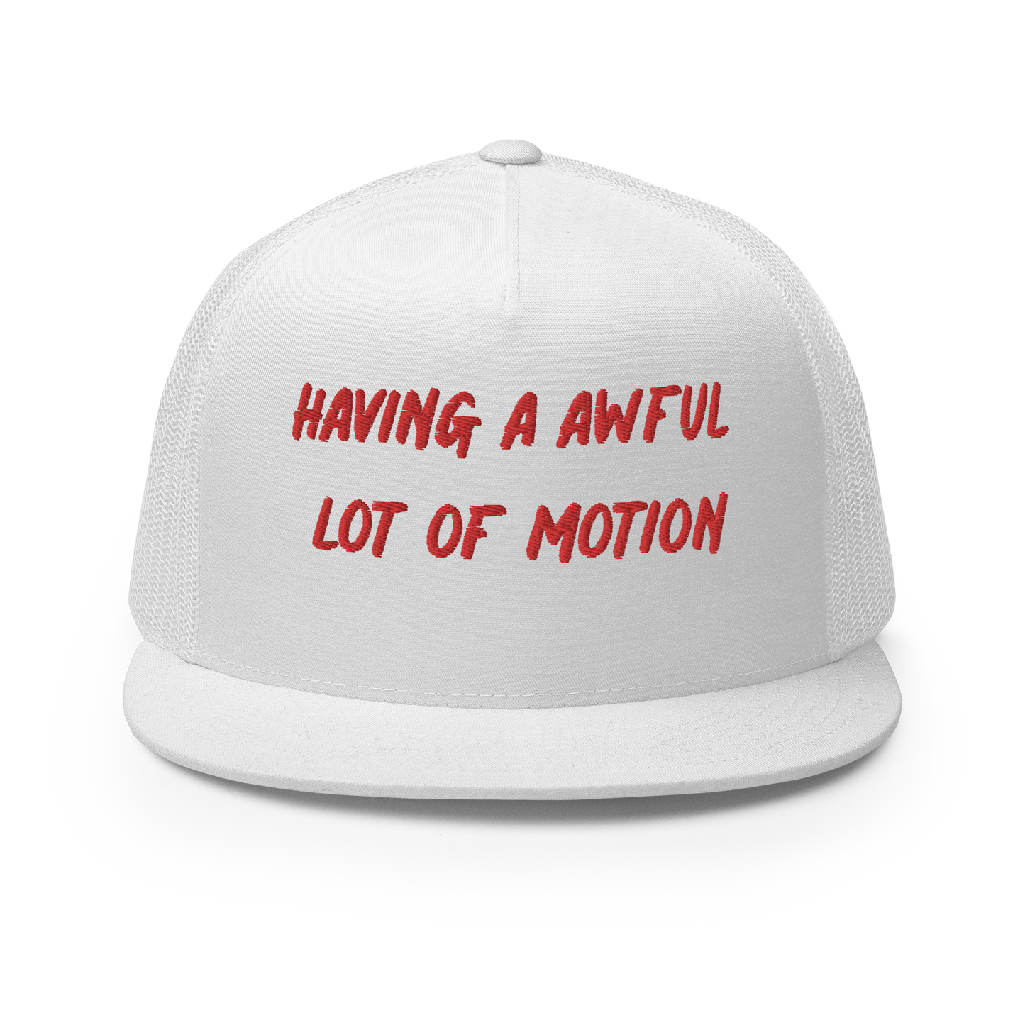 Motion Dept. red/white Trucker Cap