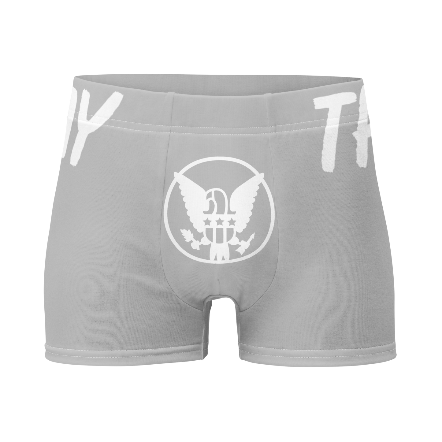 The Healthy Way Boxer Briefs (Grey/White)