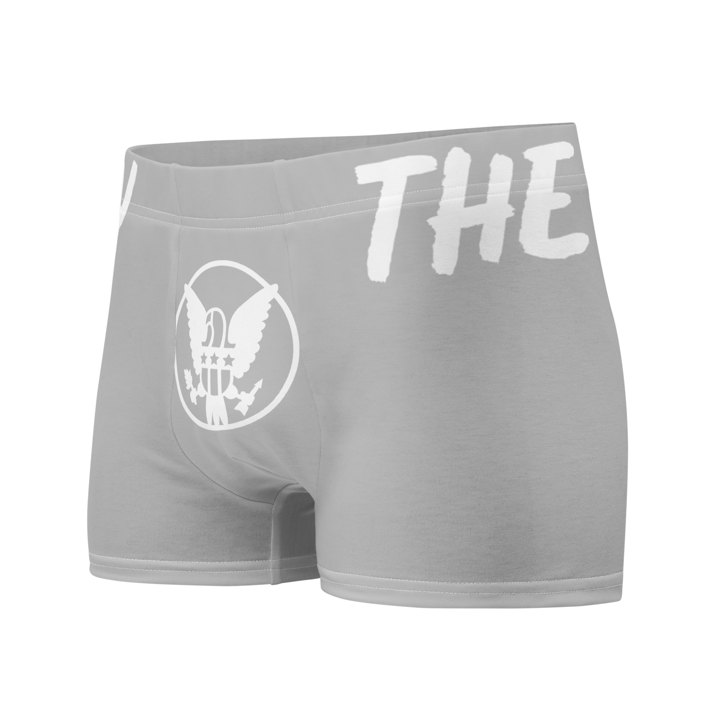 The Healthy Way Boxer Briefs (Grey/White)