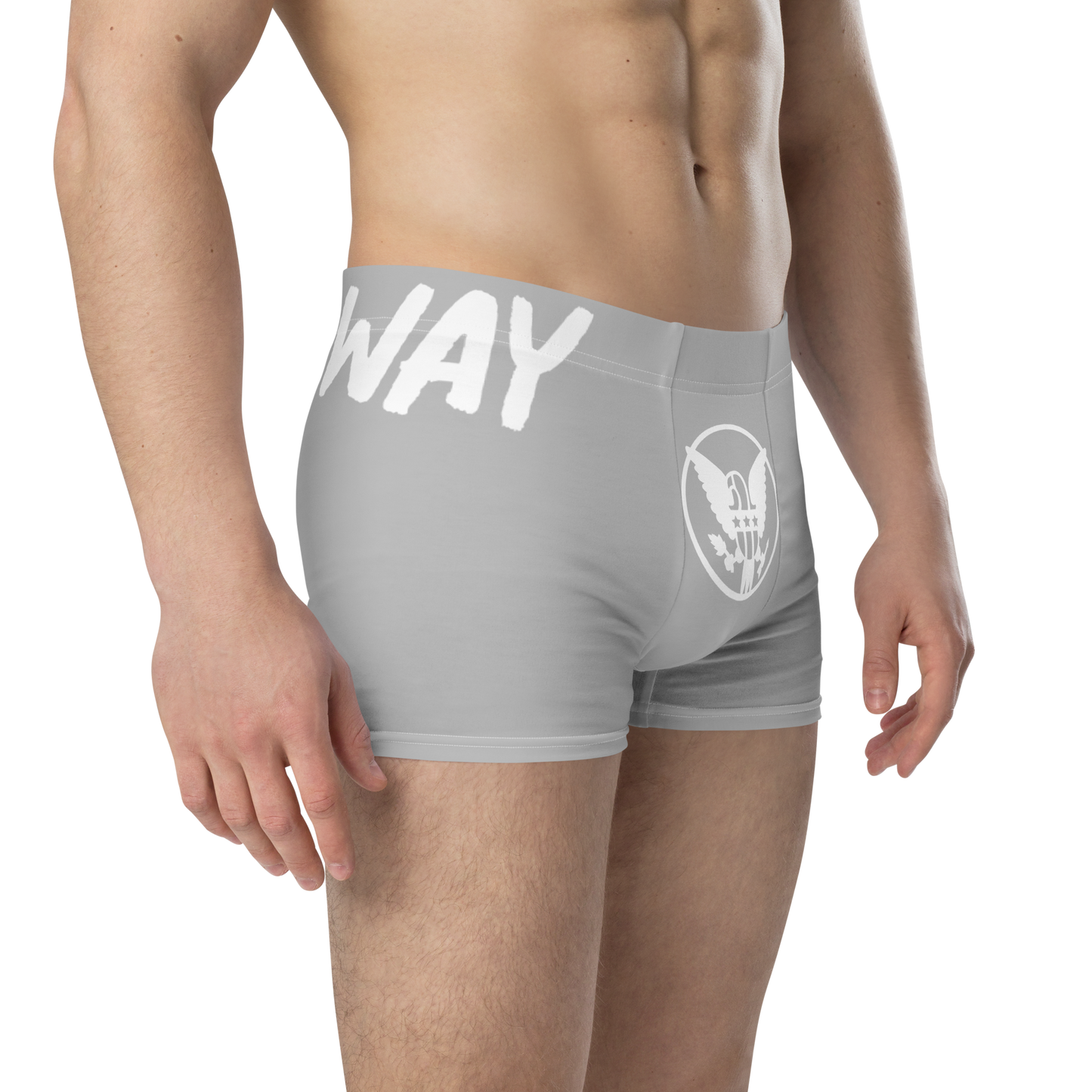 The Healthy Way Boxer Briefs (Grey/White)