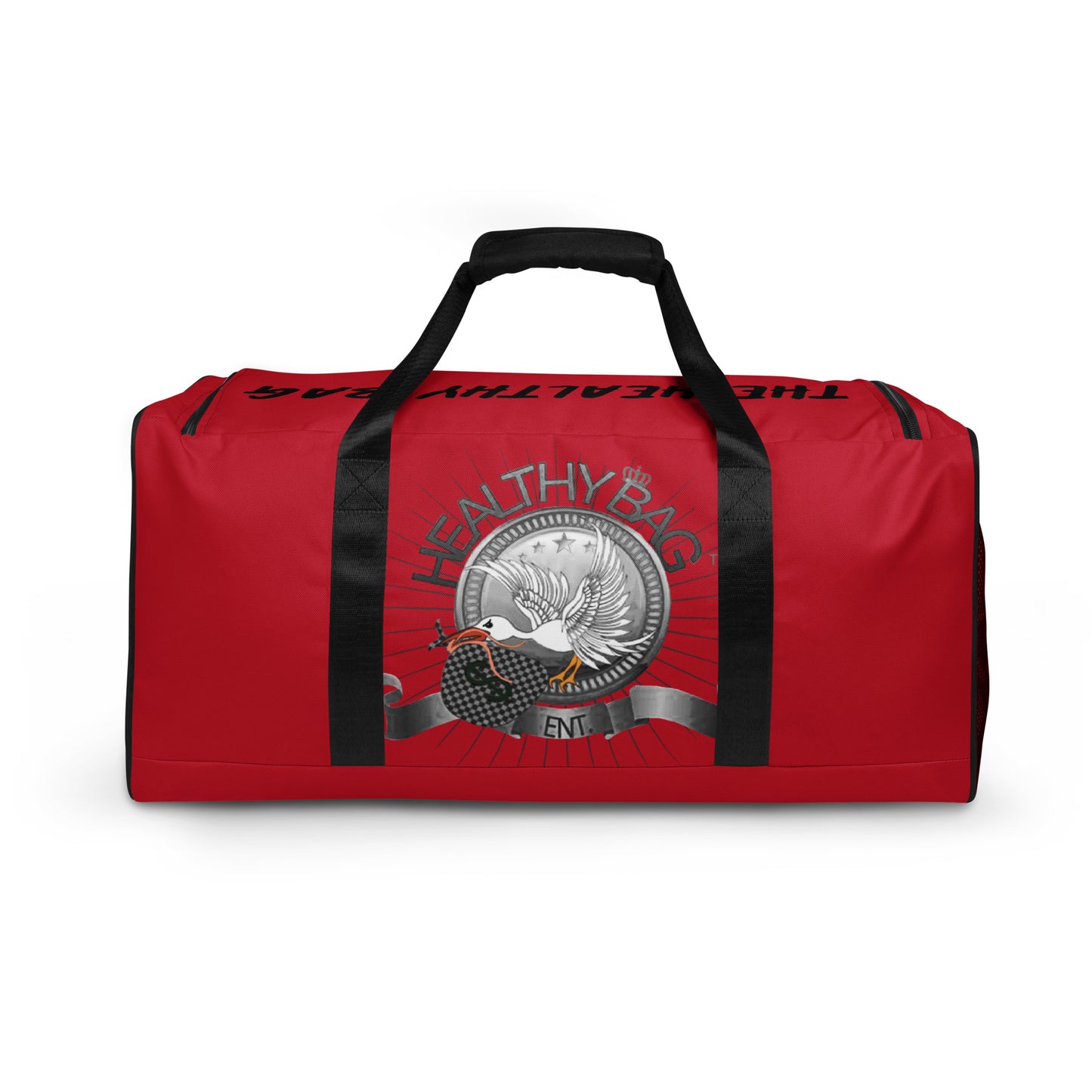 The-Healthy-Duffle Bag(Red/Black)