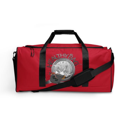 The-Healthy-Duffle Bag(Red/Black)