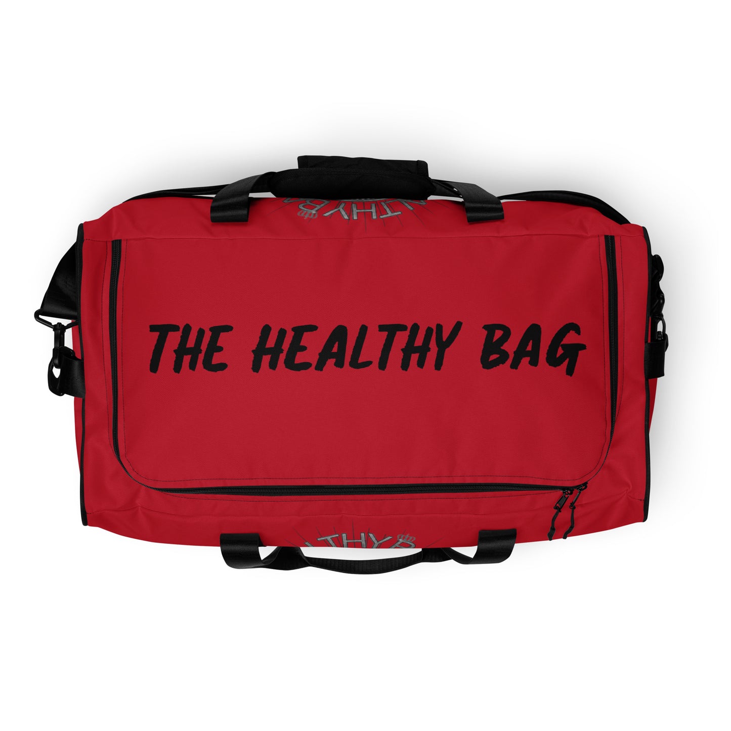 The-Healthy-Duffle Bag(Red/Black)