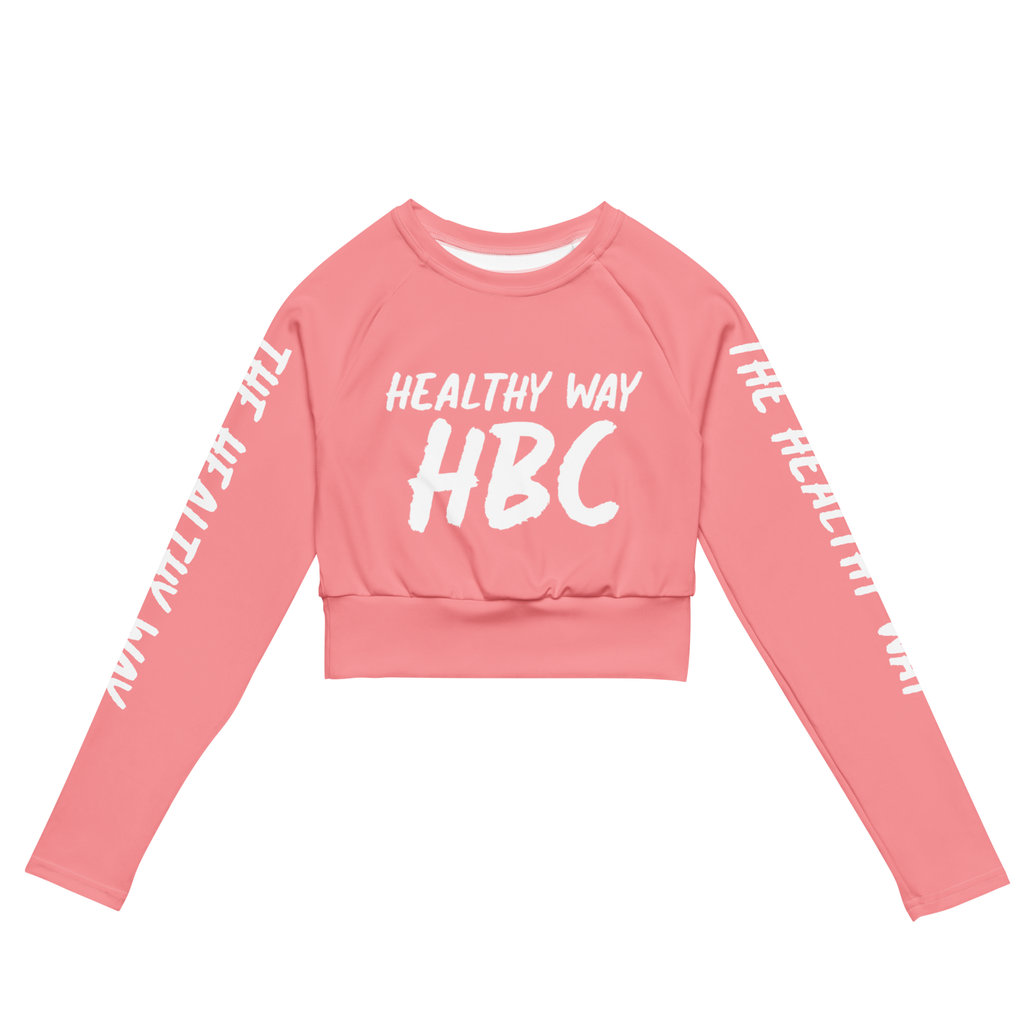 The Healthy Way HBC Recycled long-sleeve crop top