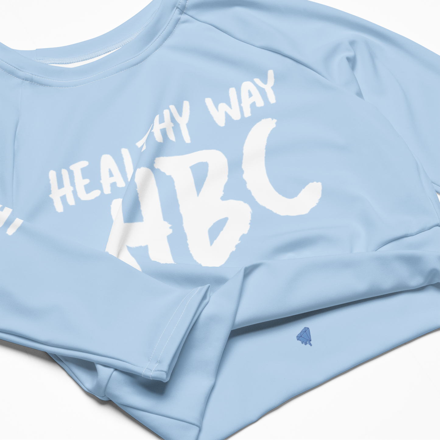 The Healthy Way HBC Recycled long-sleeve crop top