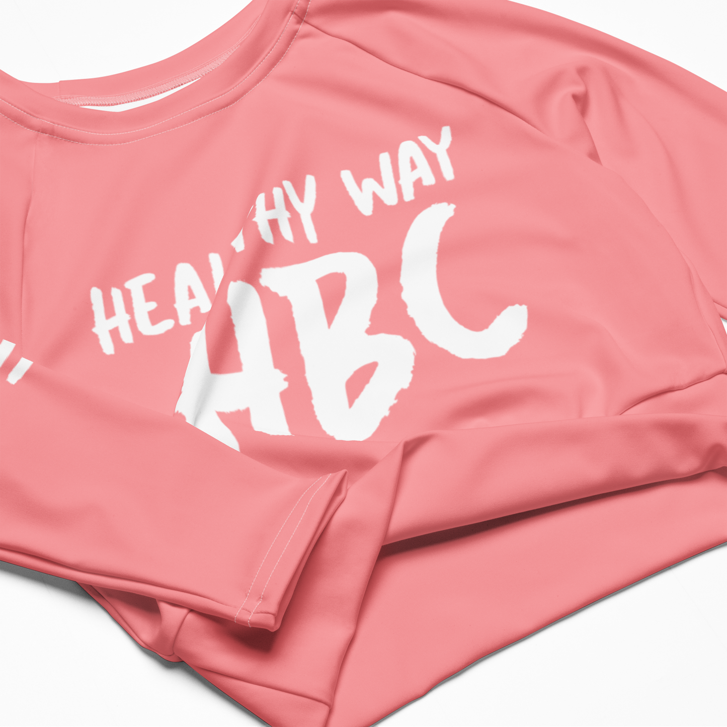 The Healthy Way HBC Recycled long-sleeve crop top