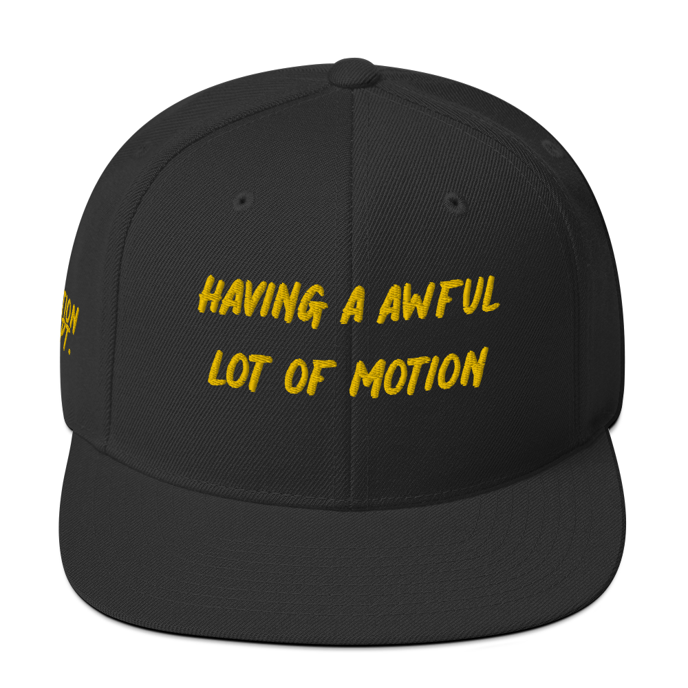 Motion Dept. Premium Snapback Hat