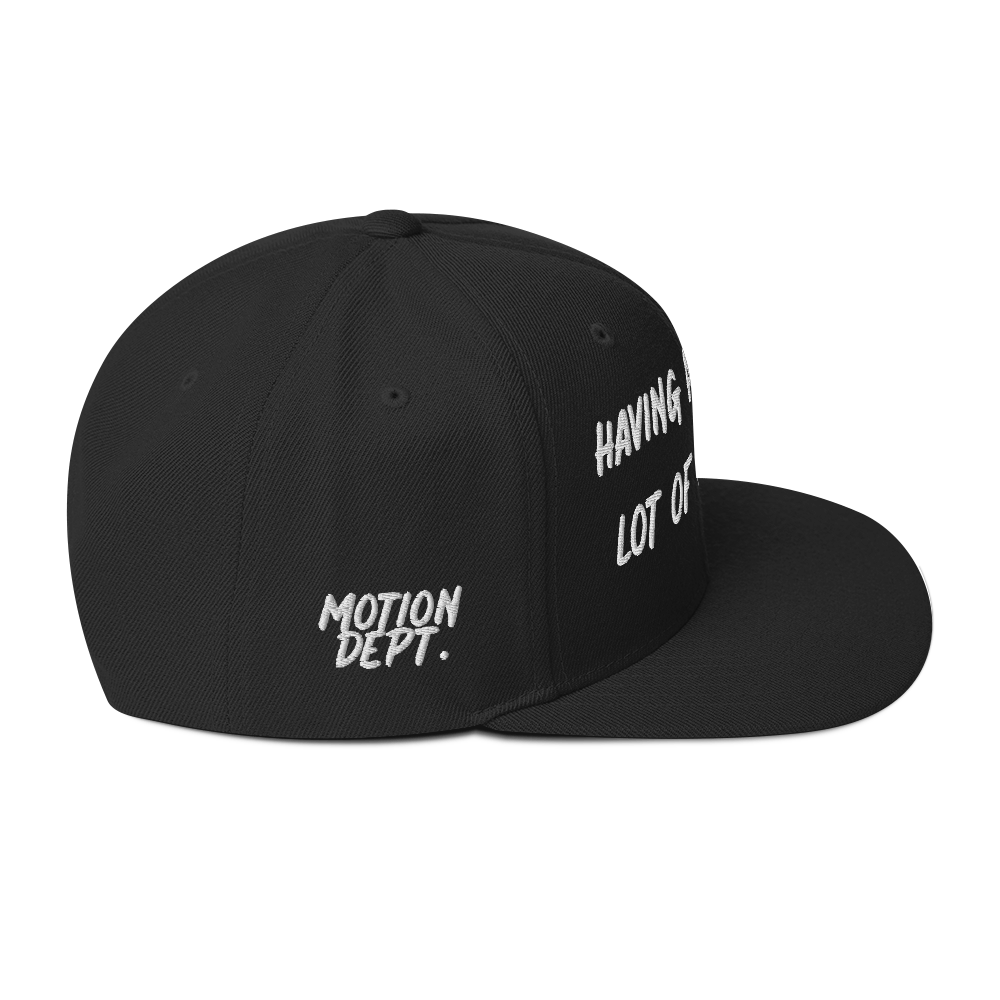 The Healthy Way Motion Dept. Premium Snapback Hat