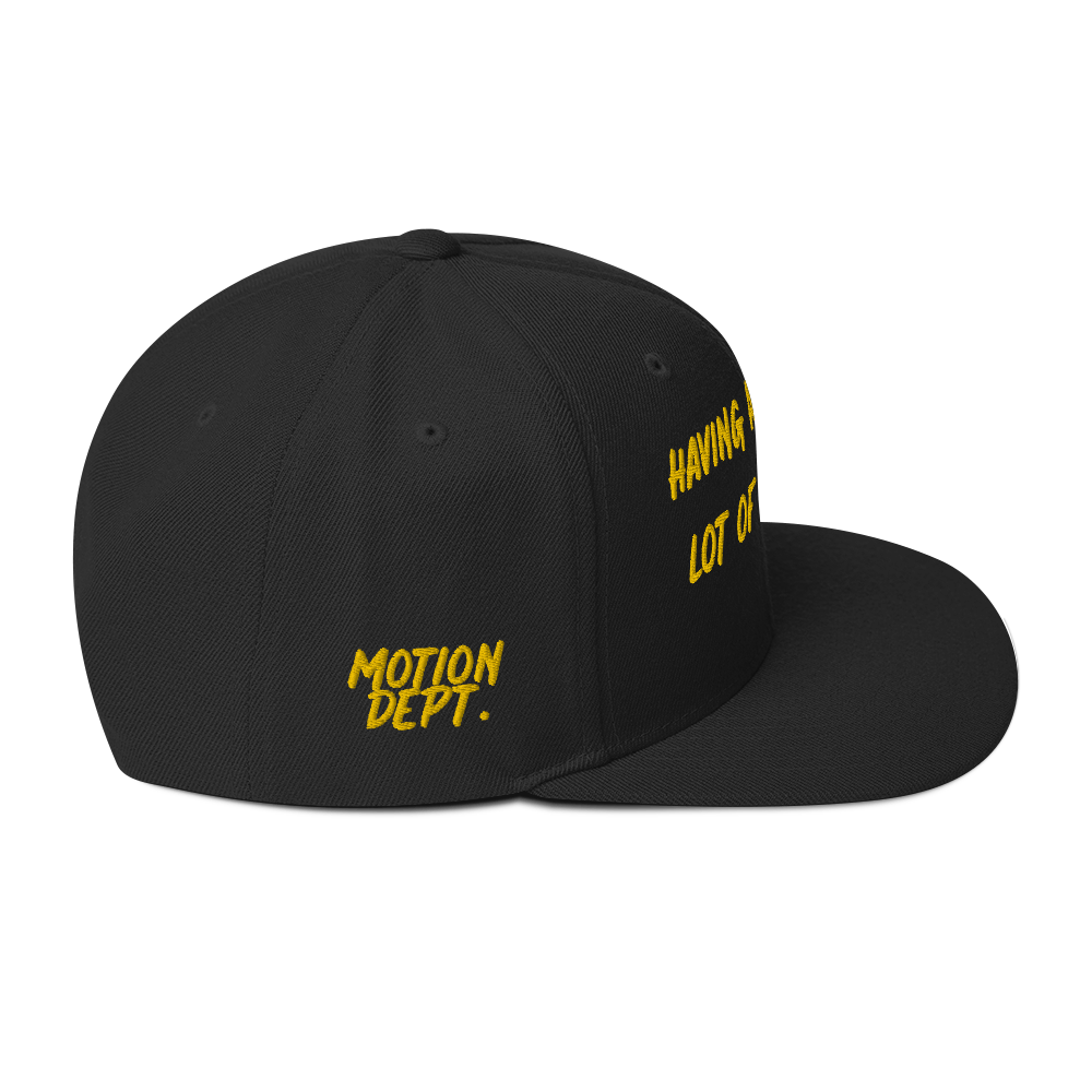 Motion Dept. Premium Snapback Hat