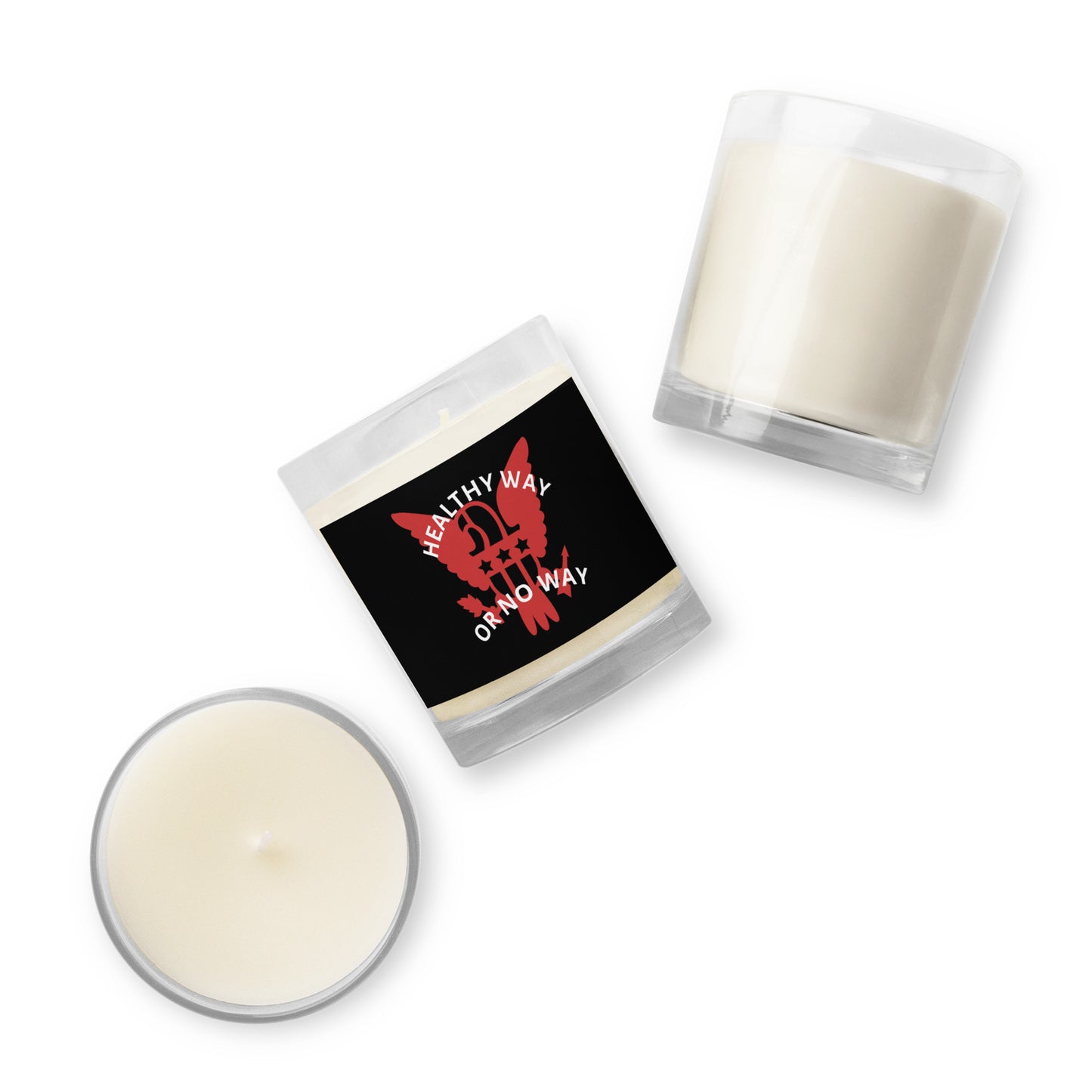 The Healthy Way Glass jar soy wax candle