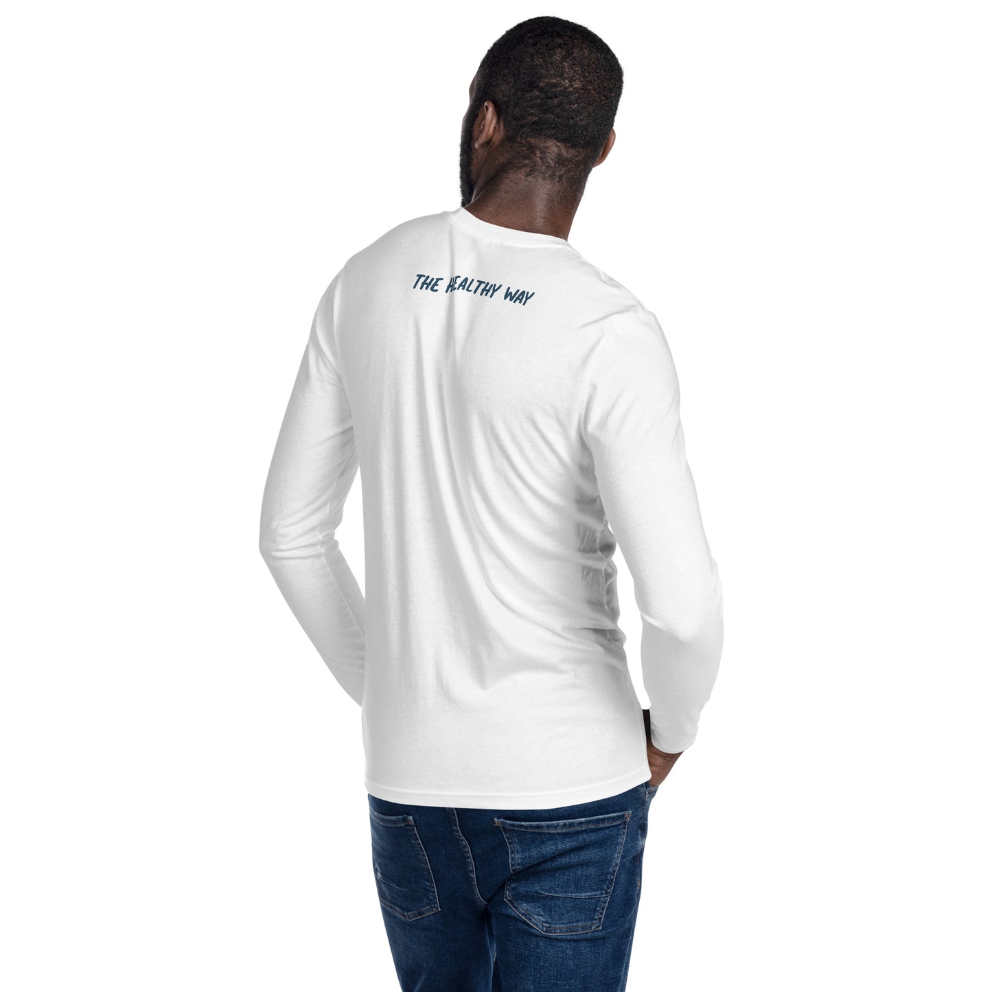 The Healthy WayLong Sleeve Fitted Crew