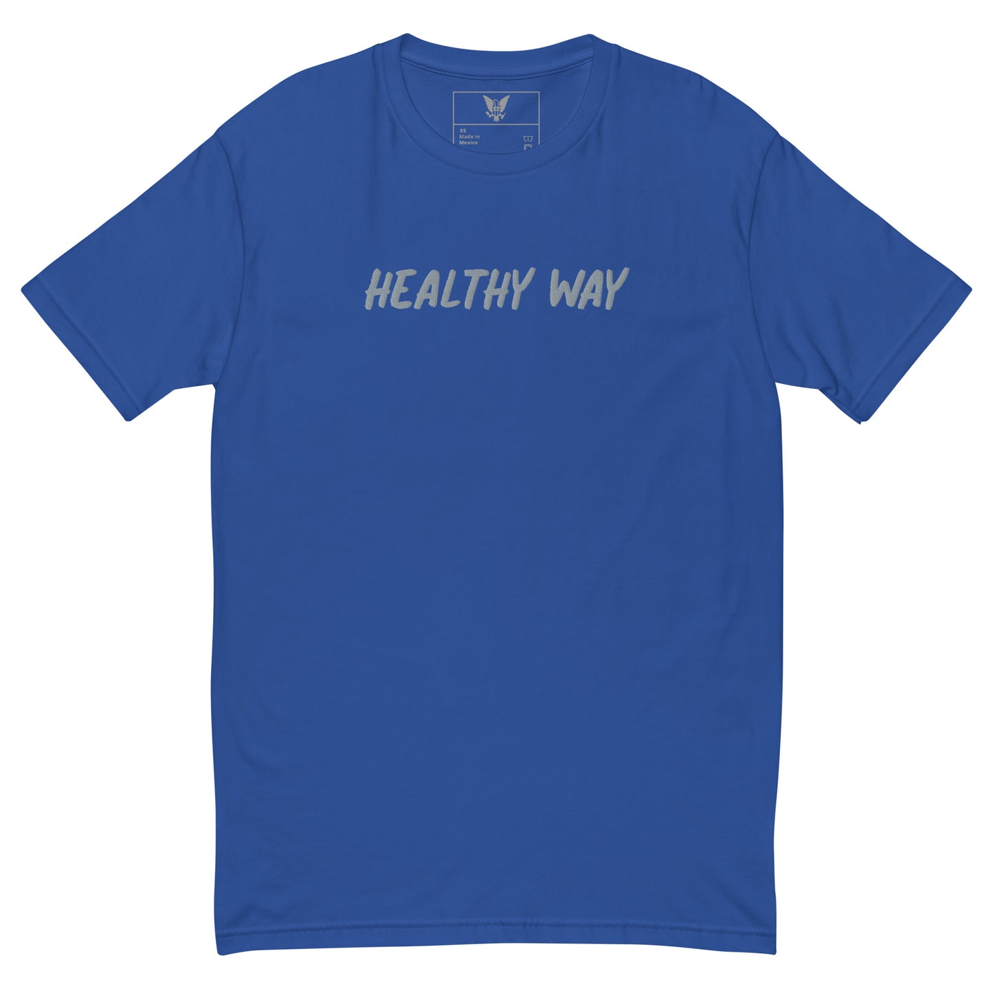 Healthy Way Short Sleeve T-shirt Blue/Grey