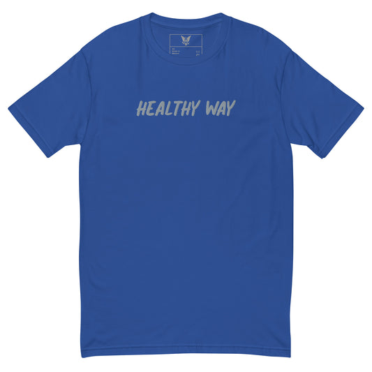 Healthy Way Short Sleeve T-shirt Blue/Grey