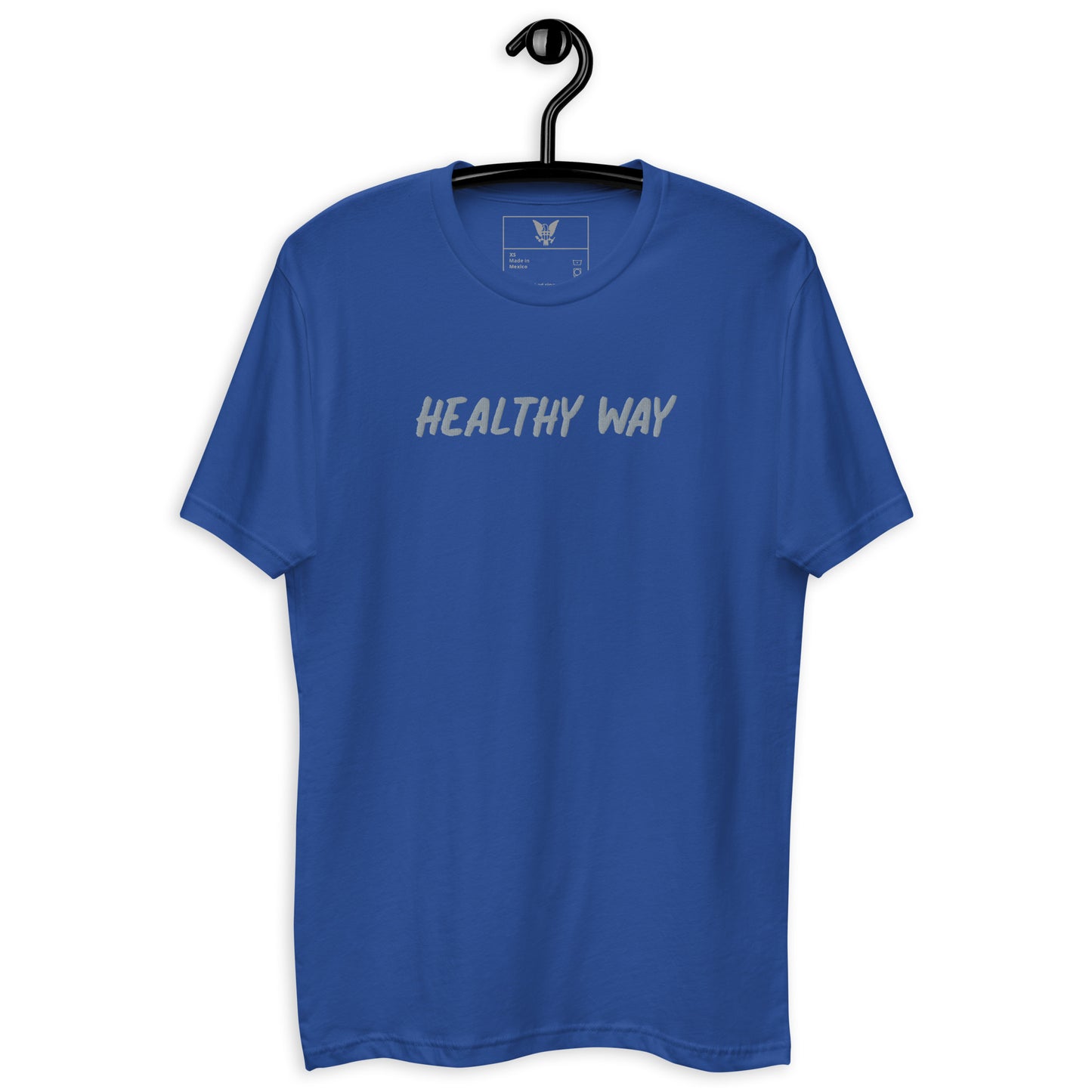 Healthy Way Short Sleeve T-shirt Blue/Grey