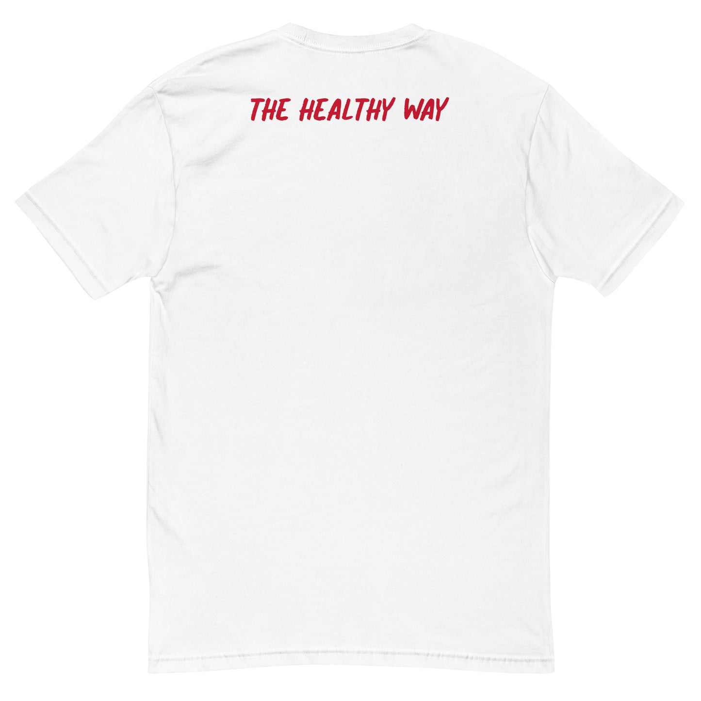 The Healthy Way Short Sleeve T-shirt (Red/White)