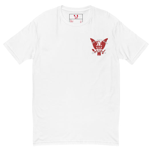 The Healthy Way Short Sleeve T-shirt (Red/White)