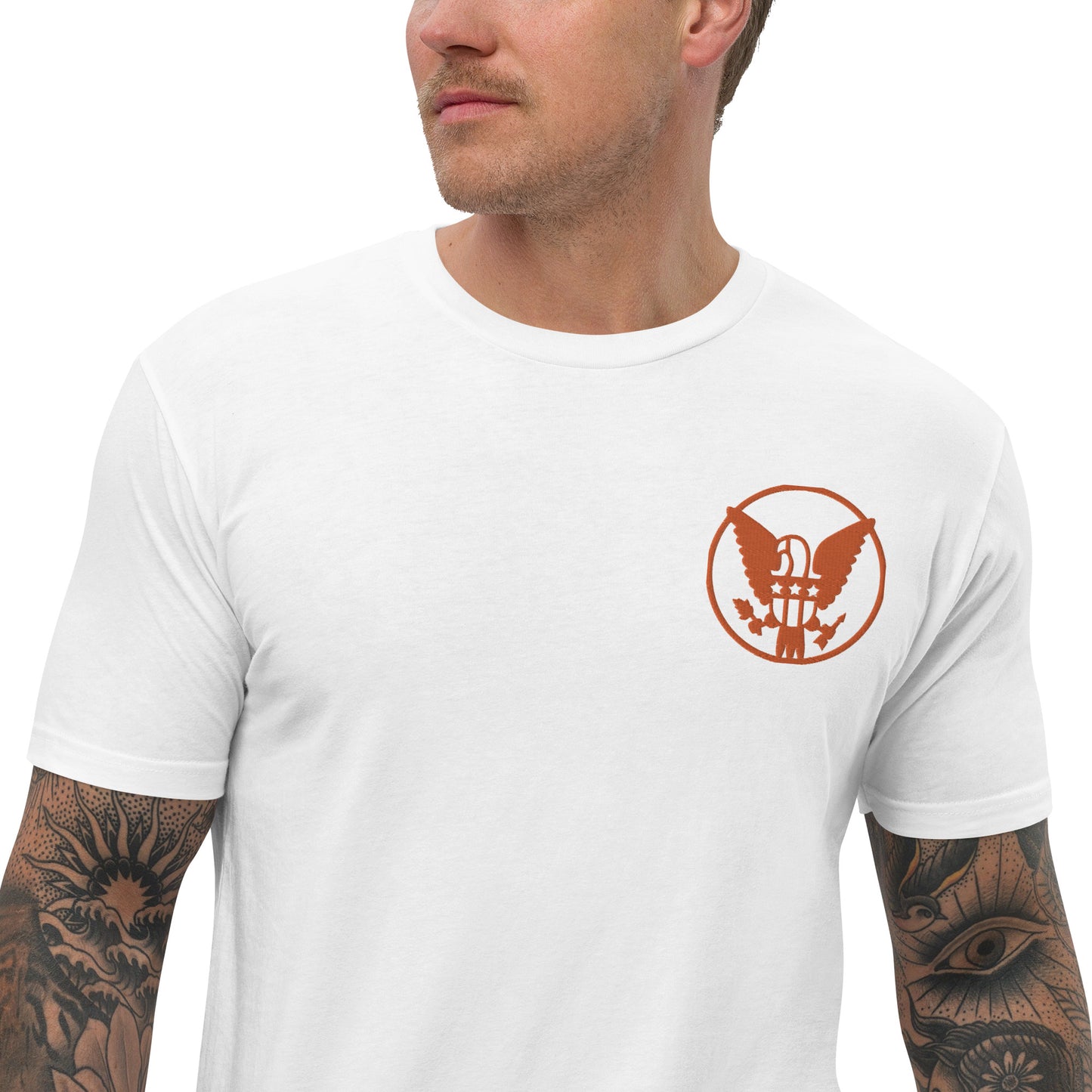 The Healthy Way Short Sleeve T-shirt (Orange/White)