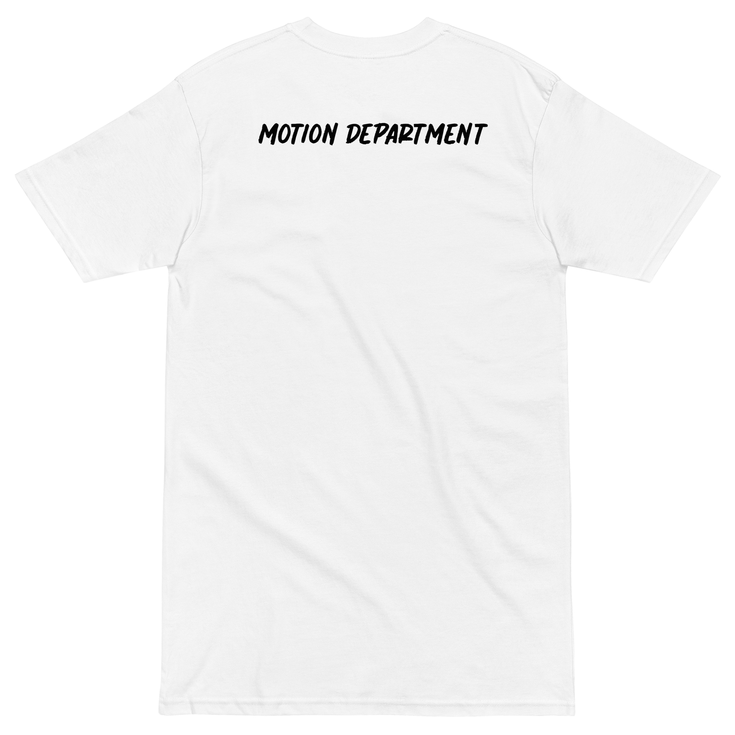 The Healthy Way Motion Dept. Men’s premium heavyweight tee