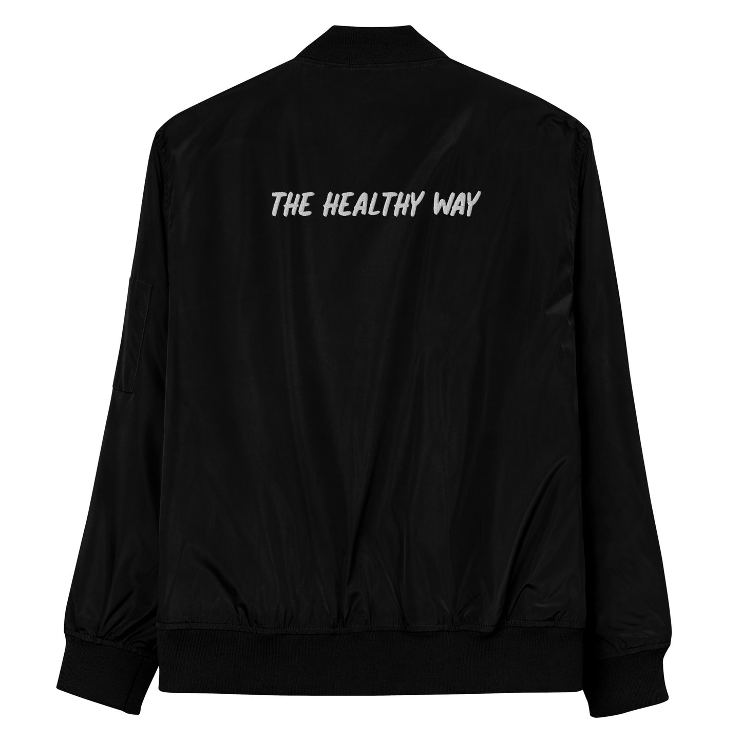 The Healthy Way Premium recycled bomber jacket