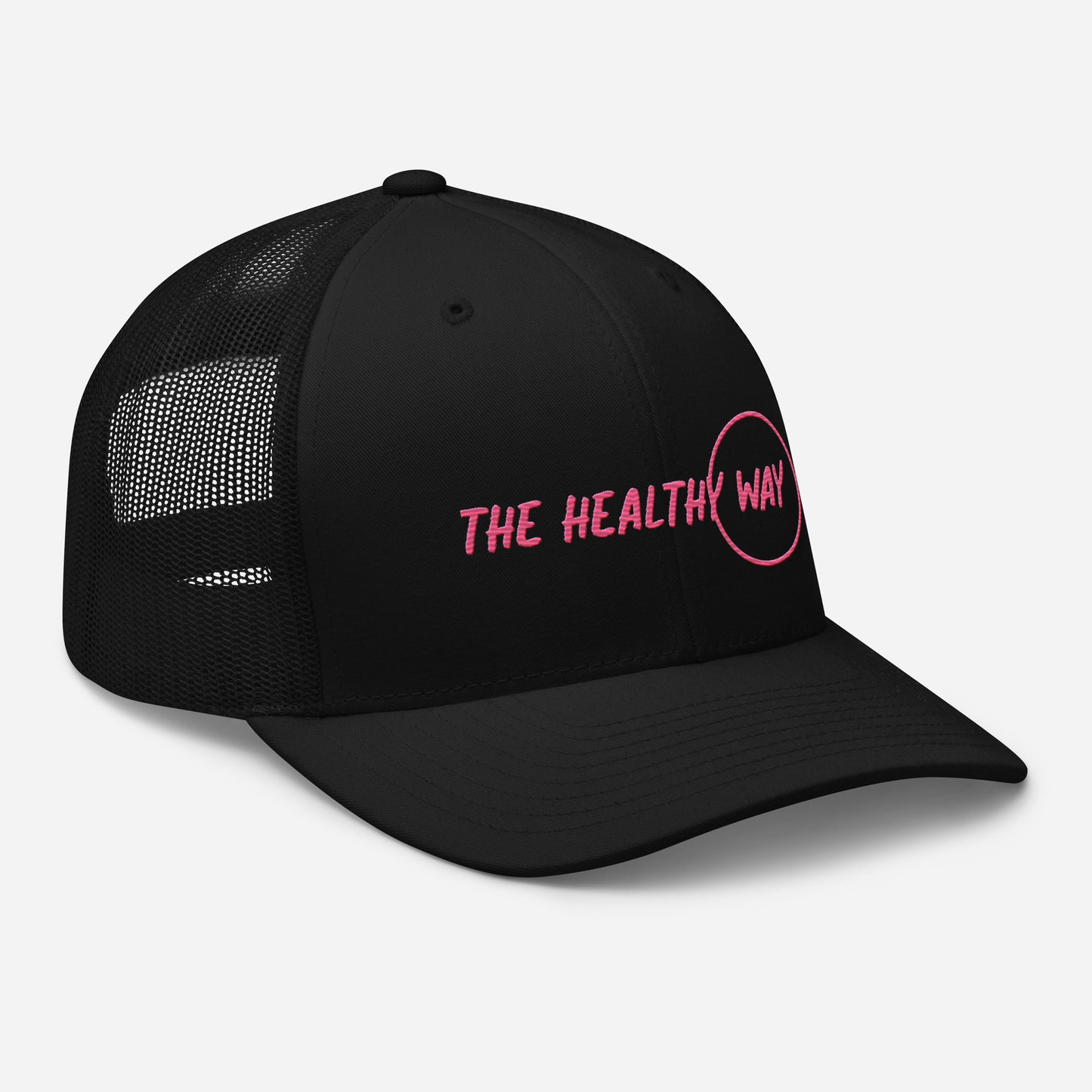 The Healthy Way Pink/Black Trucker Cap