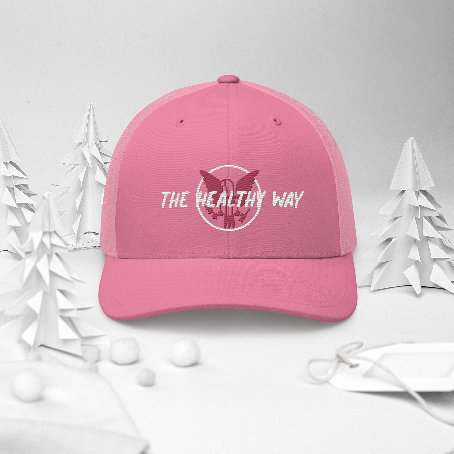 The Healthy way Pink Trucker Cap