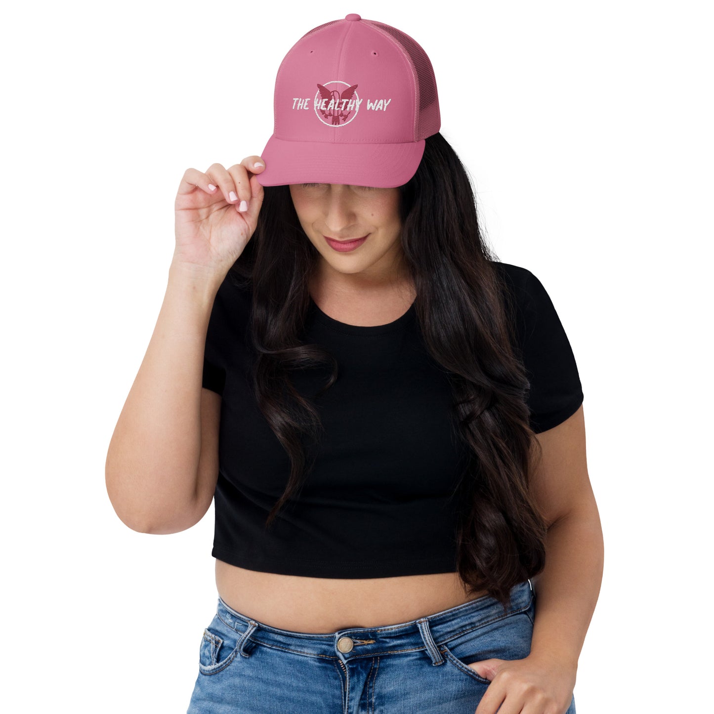 The Healthy way Pink Trucker Cap