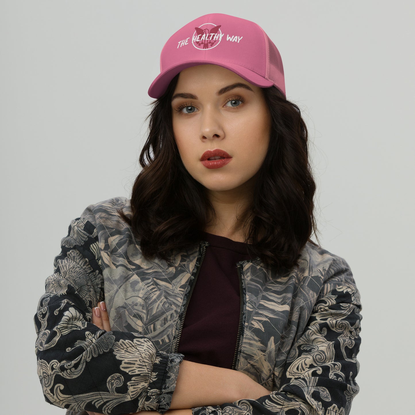 The Healthy way Pink Trucker Cap