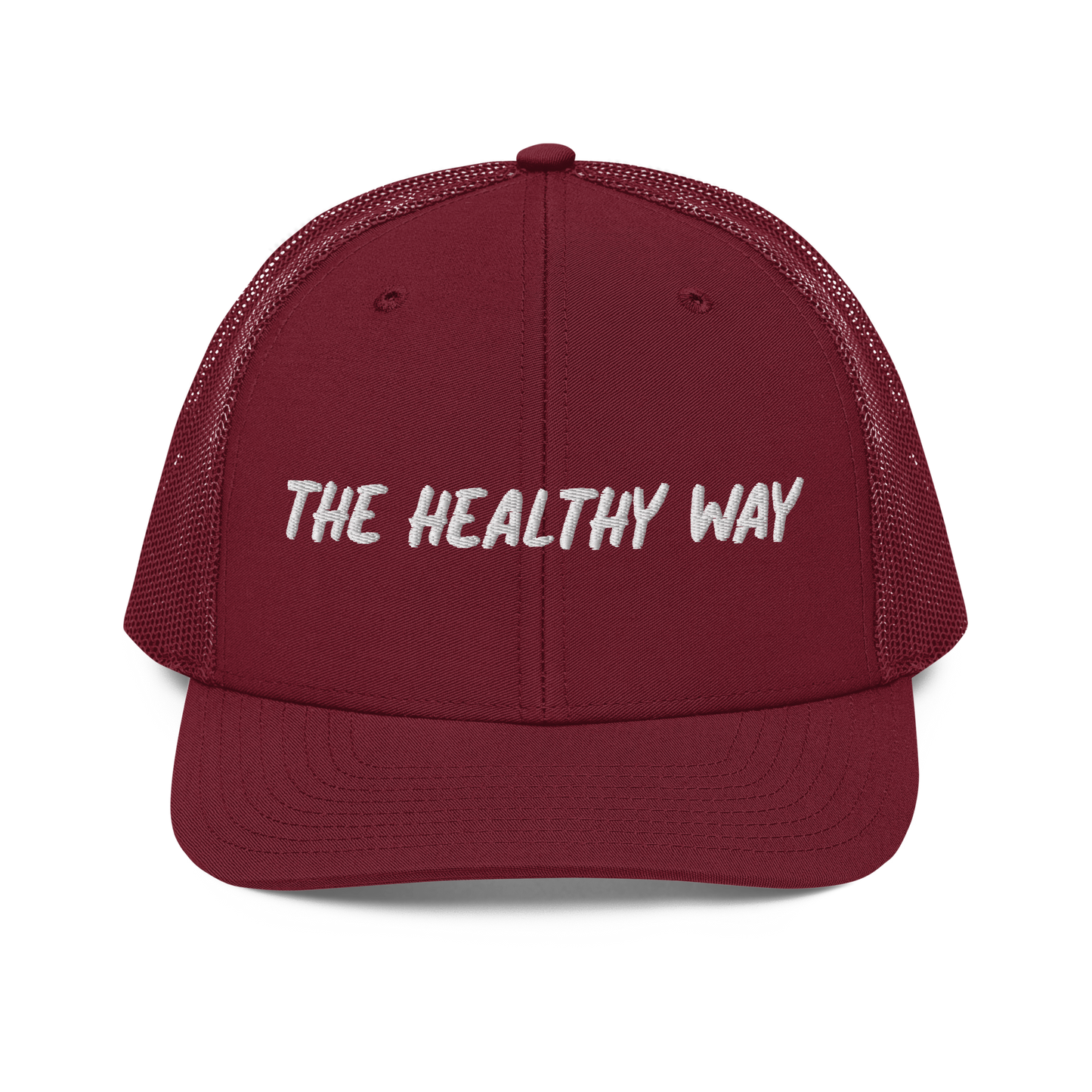 The Healthy Way Trucker Cap (Maroon)