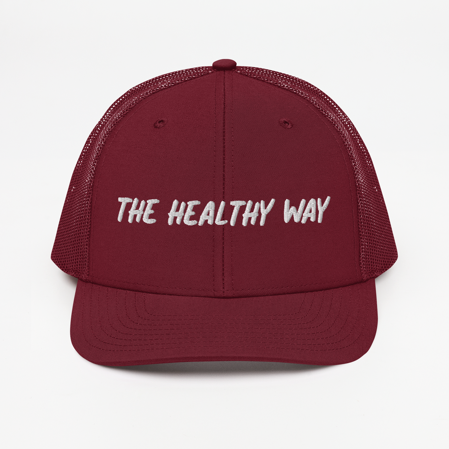 The Healthy Way Trucker Cap (Maroon)