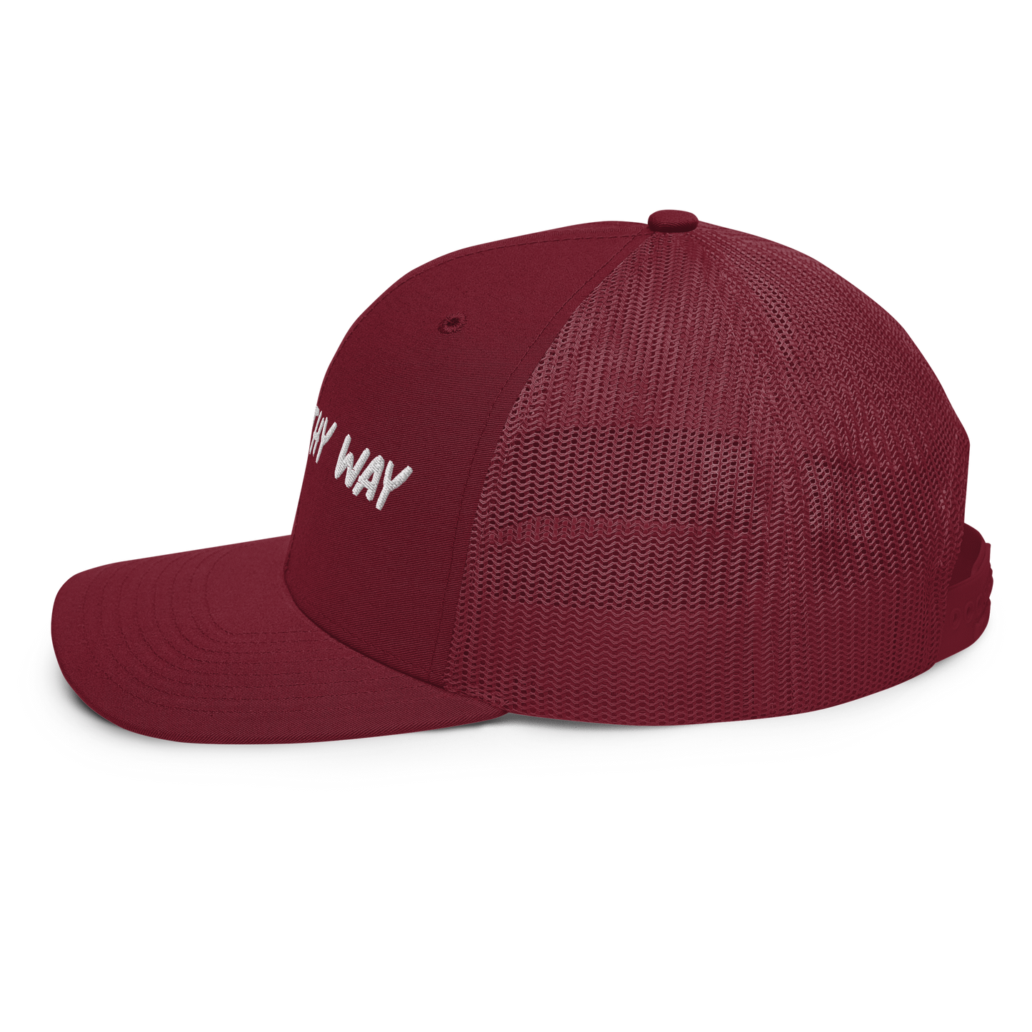 The Healthy Way Trucker Cap (Maroon)