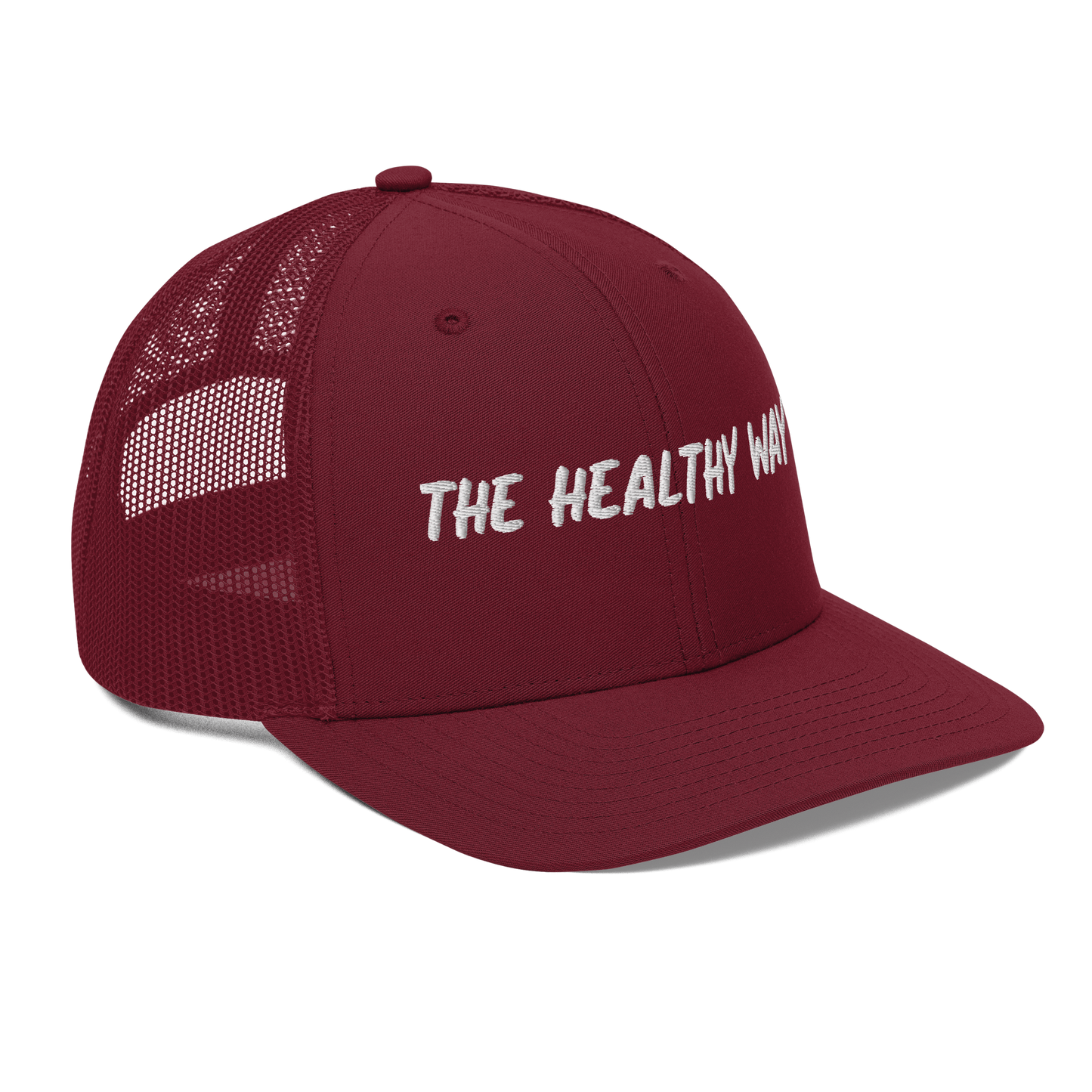 The Healthy Way Trucker Cap (Maroon)