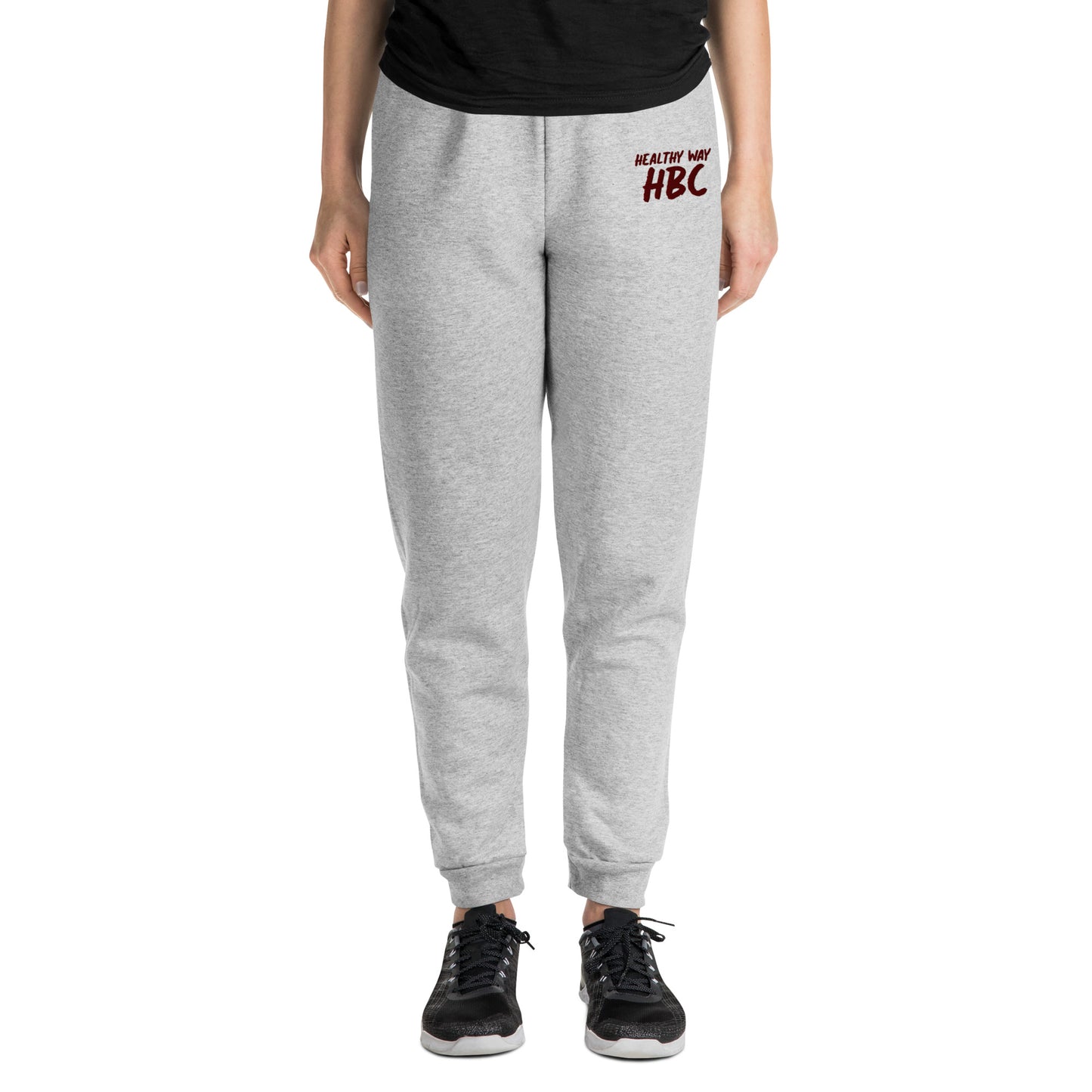 The Healthy Way Unisex Joggers (Maroon)