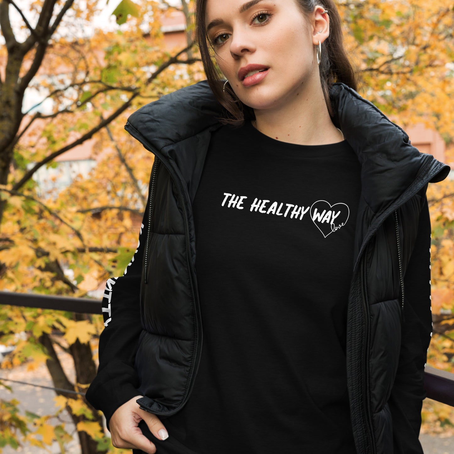 THE KAYYYKITTY EXCLUSIVE ADDITION HEALTHY WAY Unisex Long Sleeve Tee