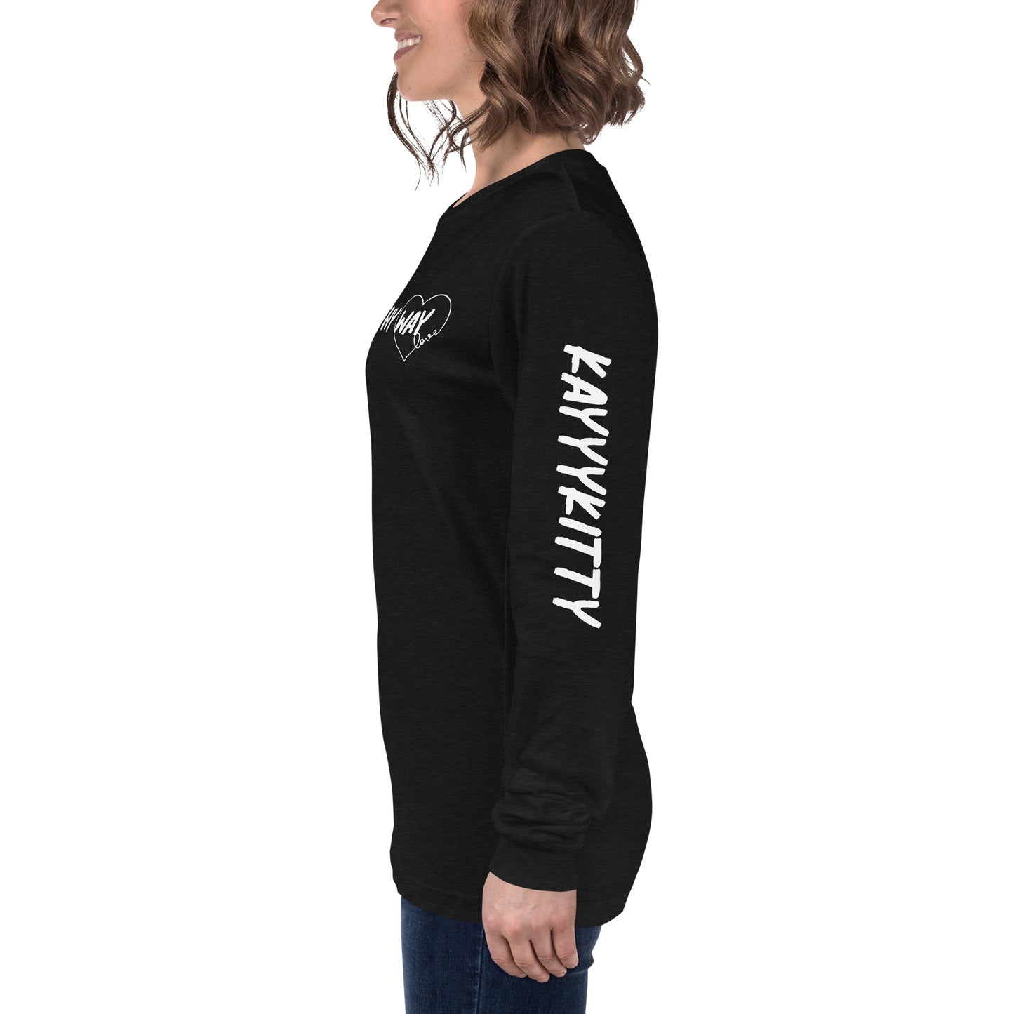 THE KAYYYKITTY EXCLUSIVE ADDITION HEALTHY WAY Unisex Long Sleeve Tee