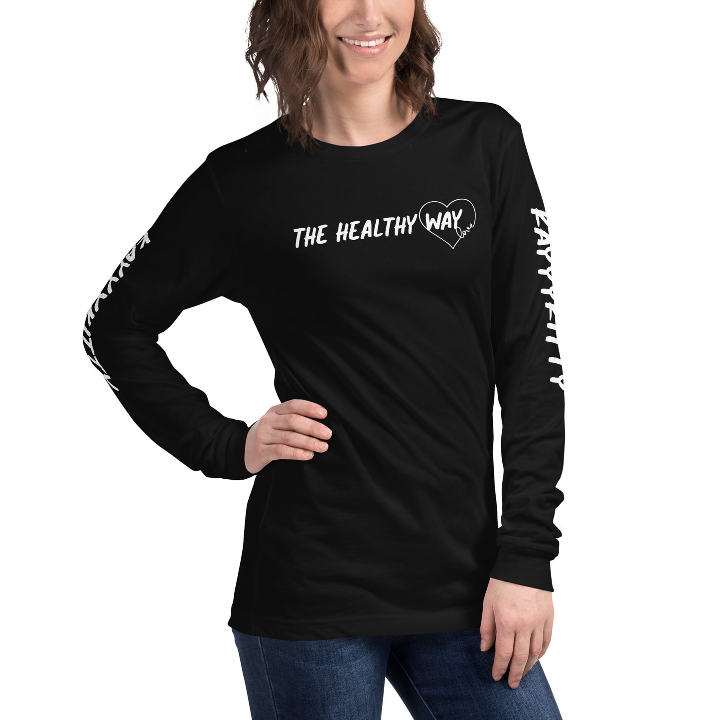 THE KAYYYKITTY EXCLUSIVE ADDITION HEALTHY WAY Unisex Long Sleeve Tee