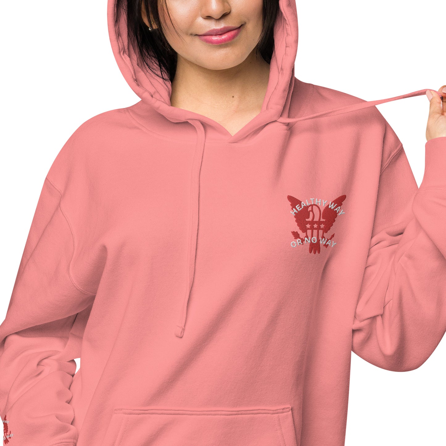 The Healthy Way Unisex pigment-dyed hoodie