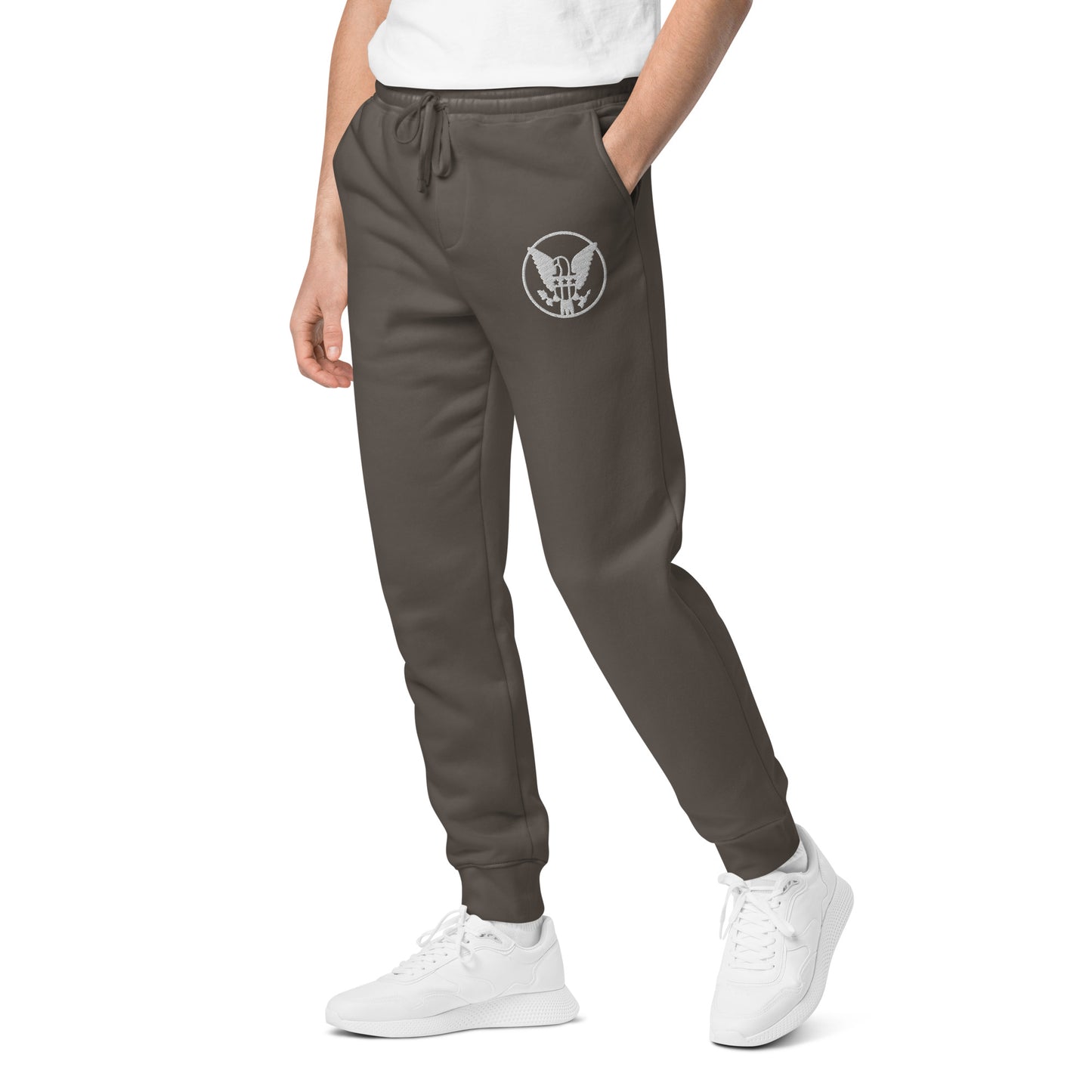 Eagle Printed Healthy Way Unisex pigment-dyed sweatpants