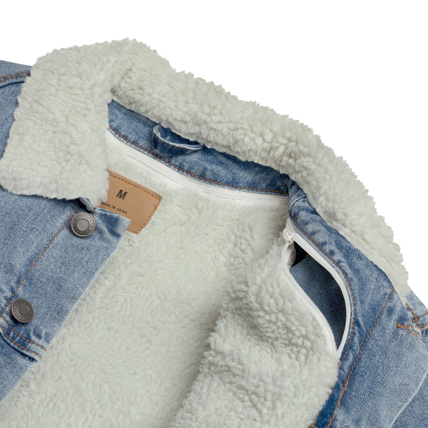 The Healthy Way Unisex denim sherpa jacket