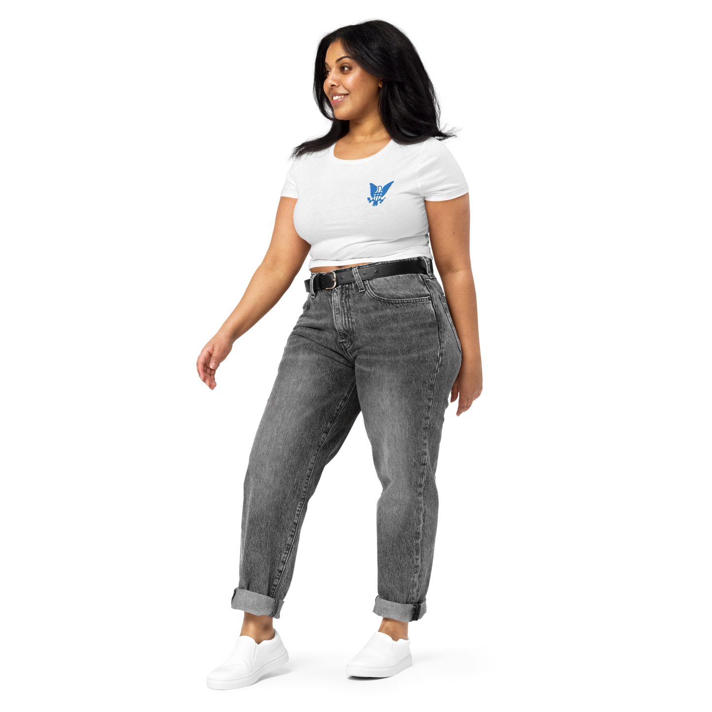 The Healthy Way Logo Women’s Crop Tee